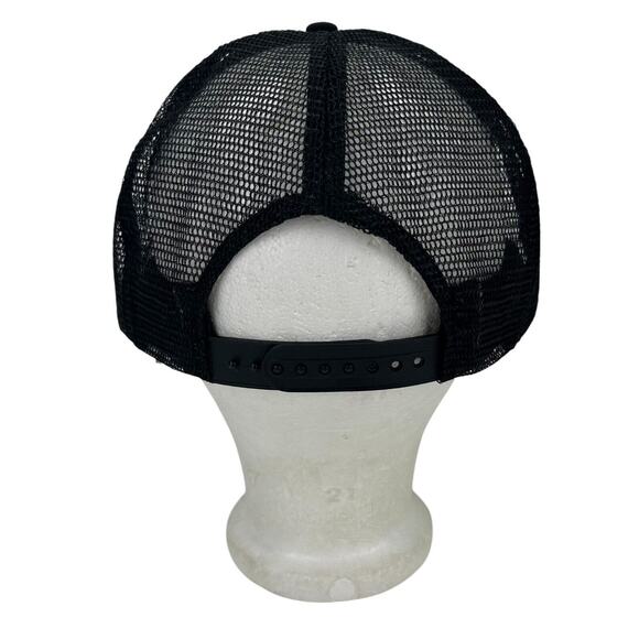 Mountain Oil Custom Lubricants Walla Walla Wa Hat Vtg Black Snapback Trucker Cap - Picture 7 of 9